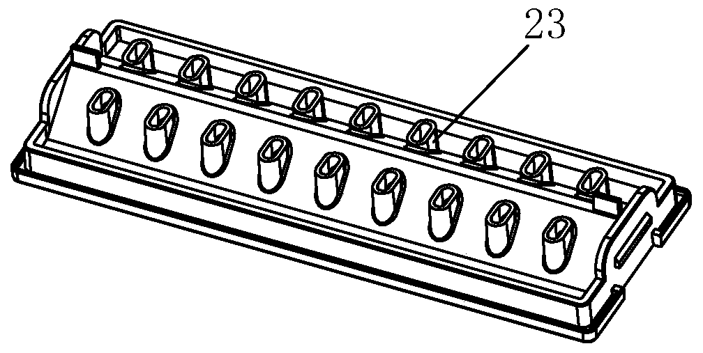 A multi-stage water separation structure of a cooling fan