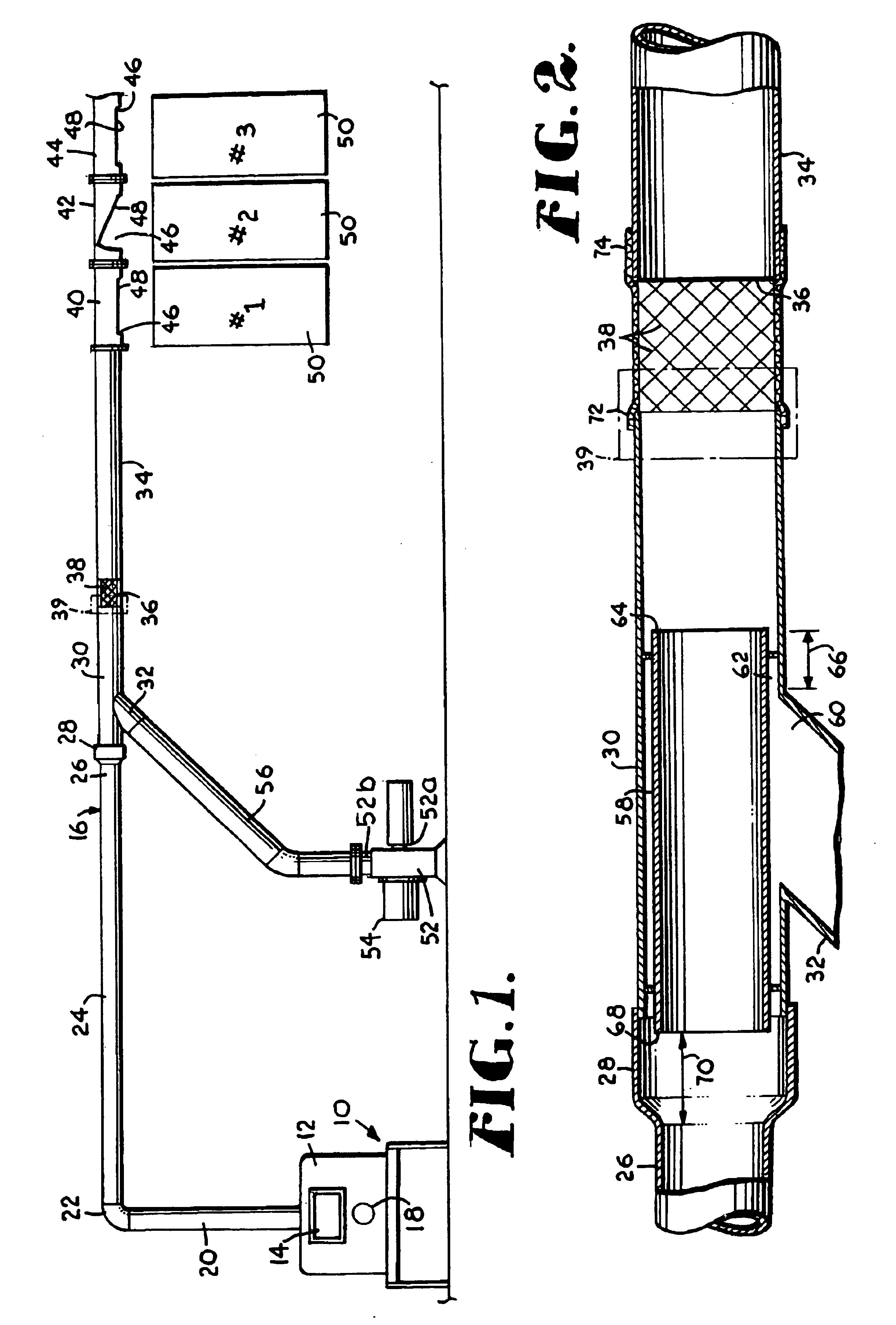 Venturi system using closed loop air return for conveying flexible fabrics