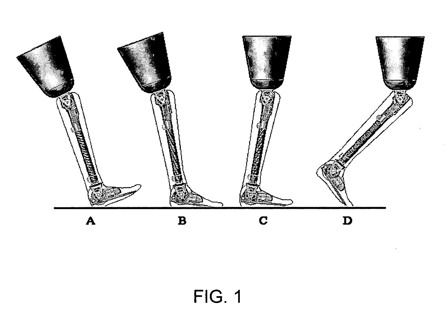 Device and system for prosthetic knees and ankles