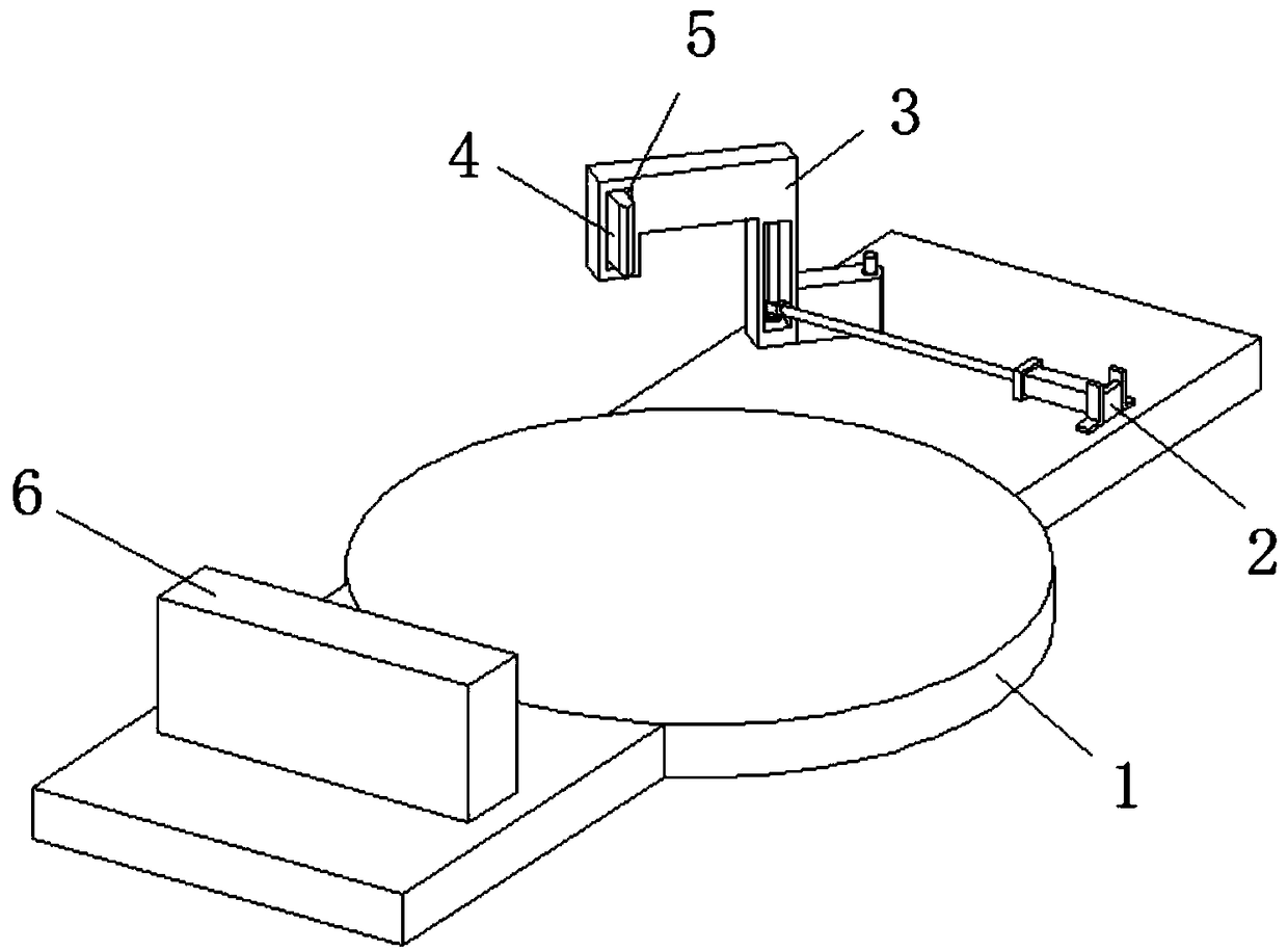 Film cutting mechanism of film winding machine