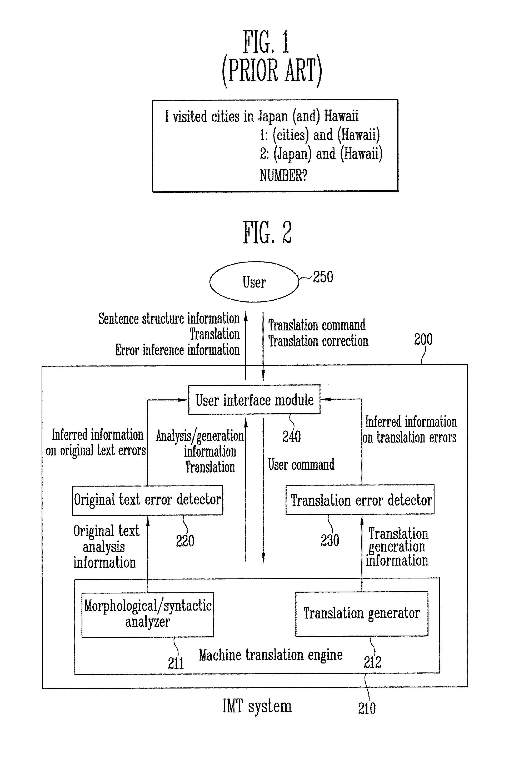 Device and method for interactive machine translation