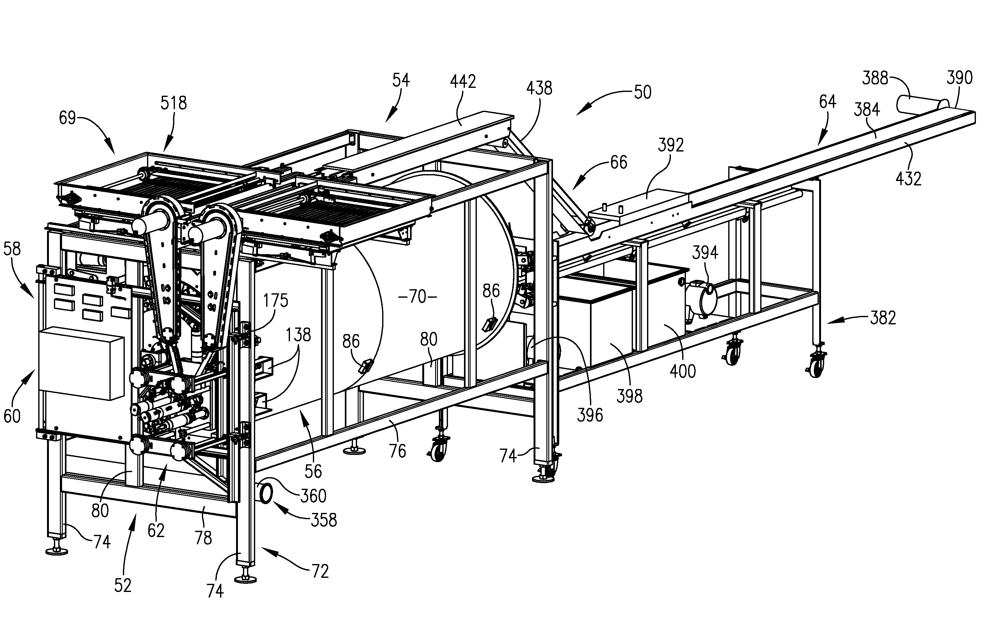 Method and apparatus for production of elongated meat products without casings