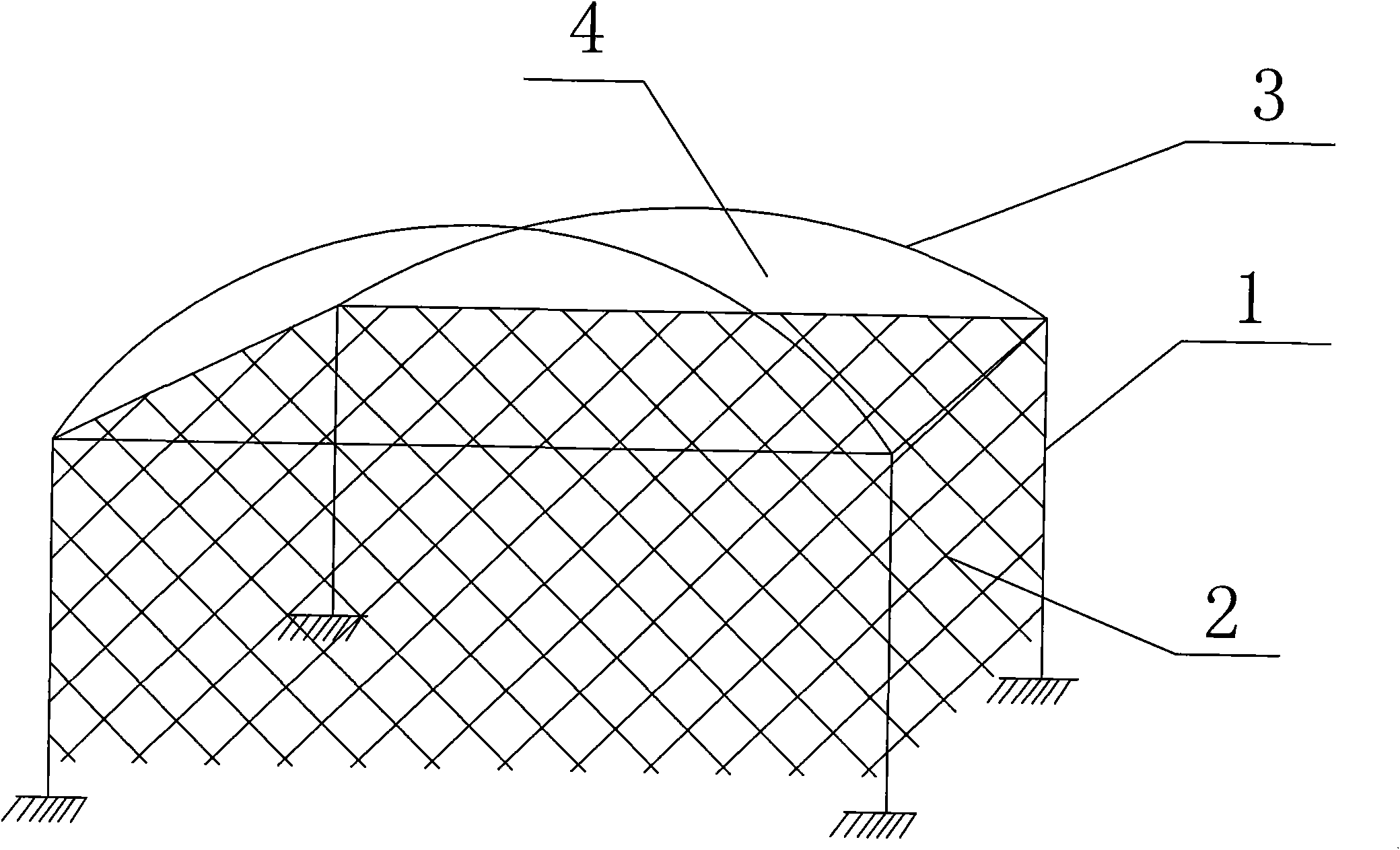 Rain-proof shelter for cherry