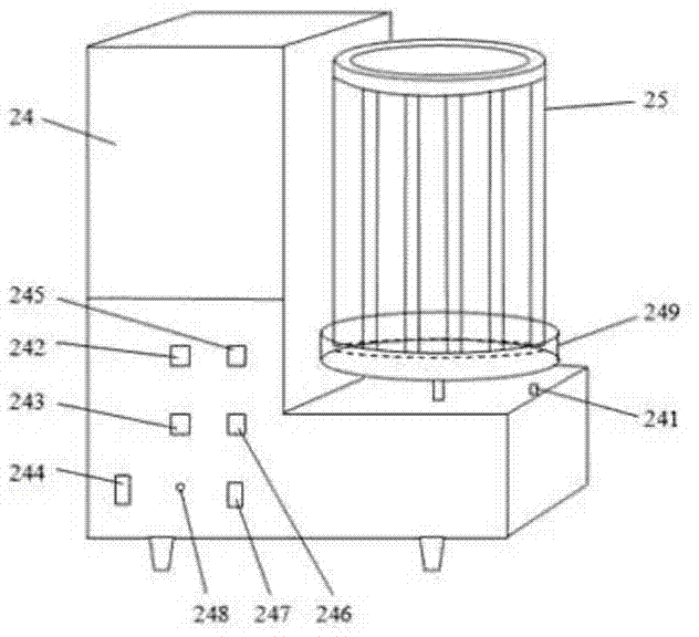 Test device and test method for thermal shrinkage ratio of chemical fiber filaments