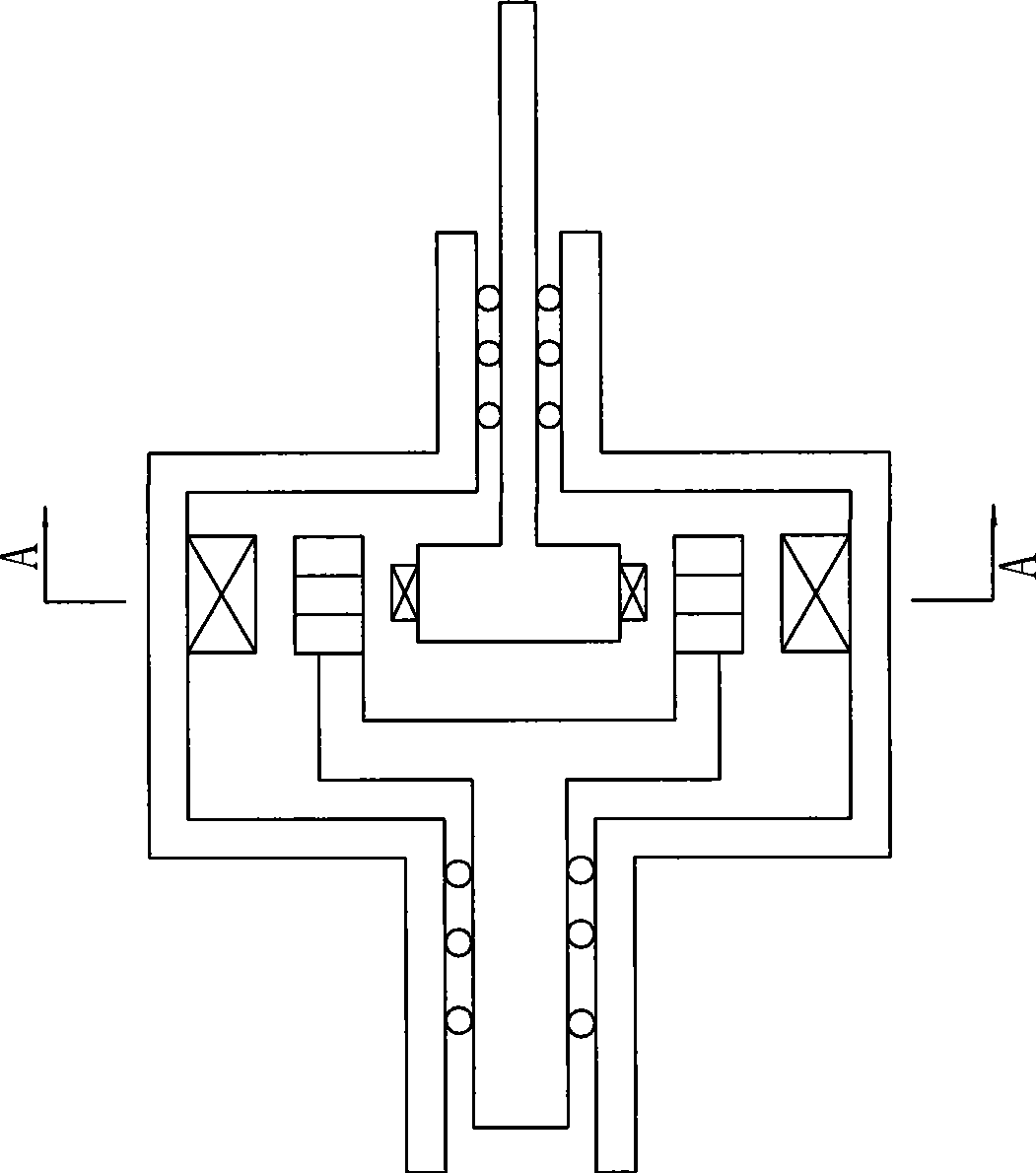 Magnetic gear transmission