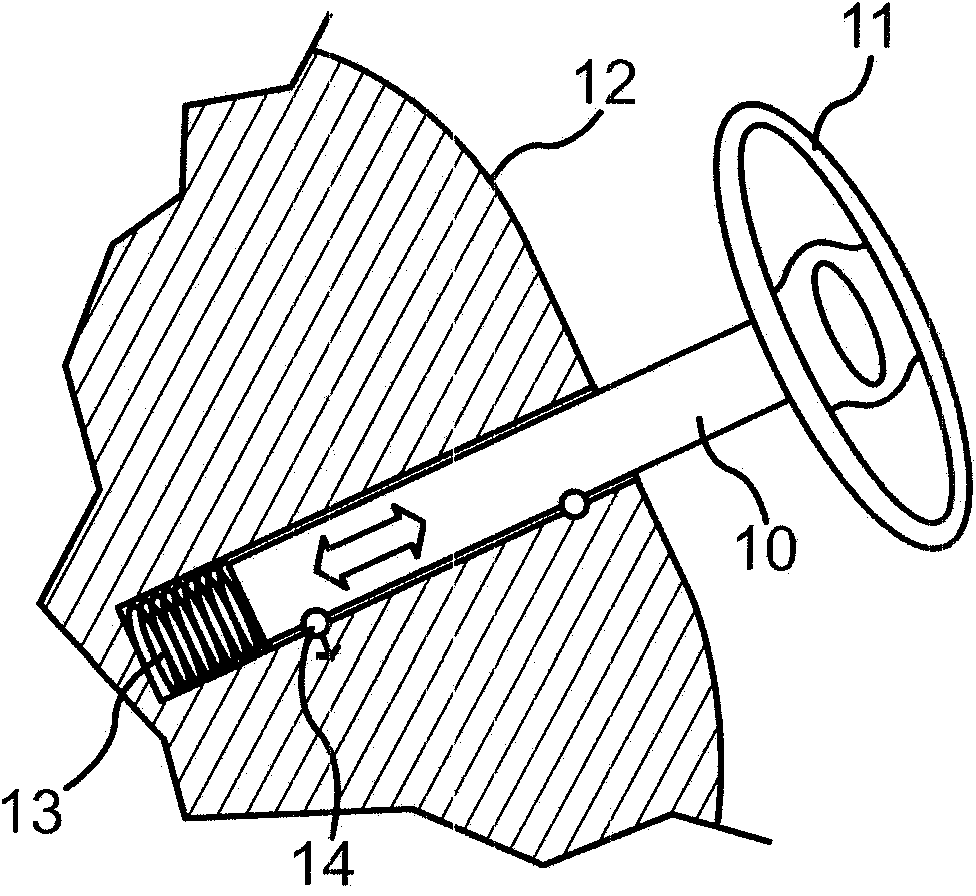 Motor vehicle with retractable steering wheel