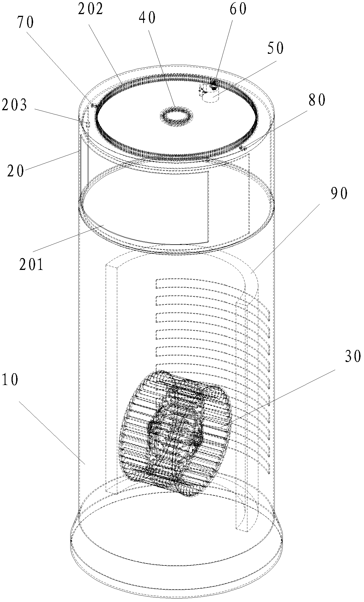 Split type floor type air conditioner