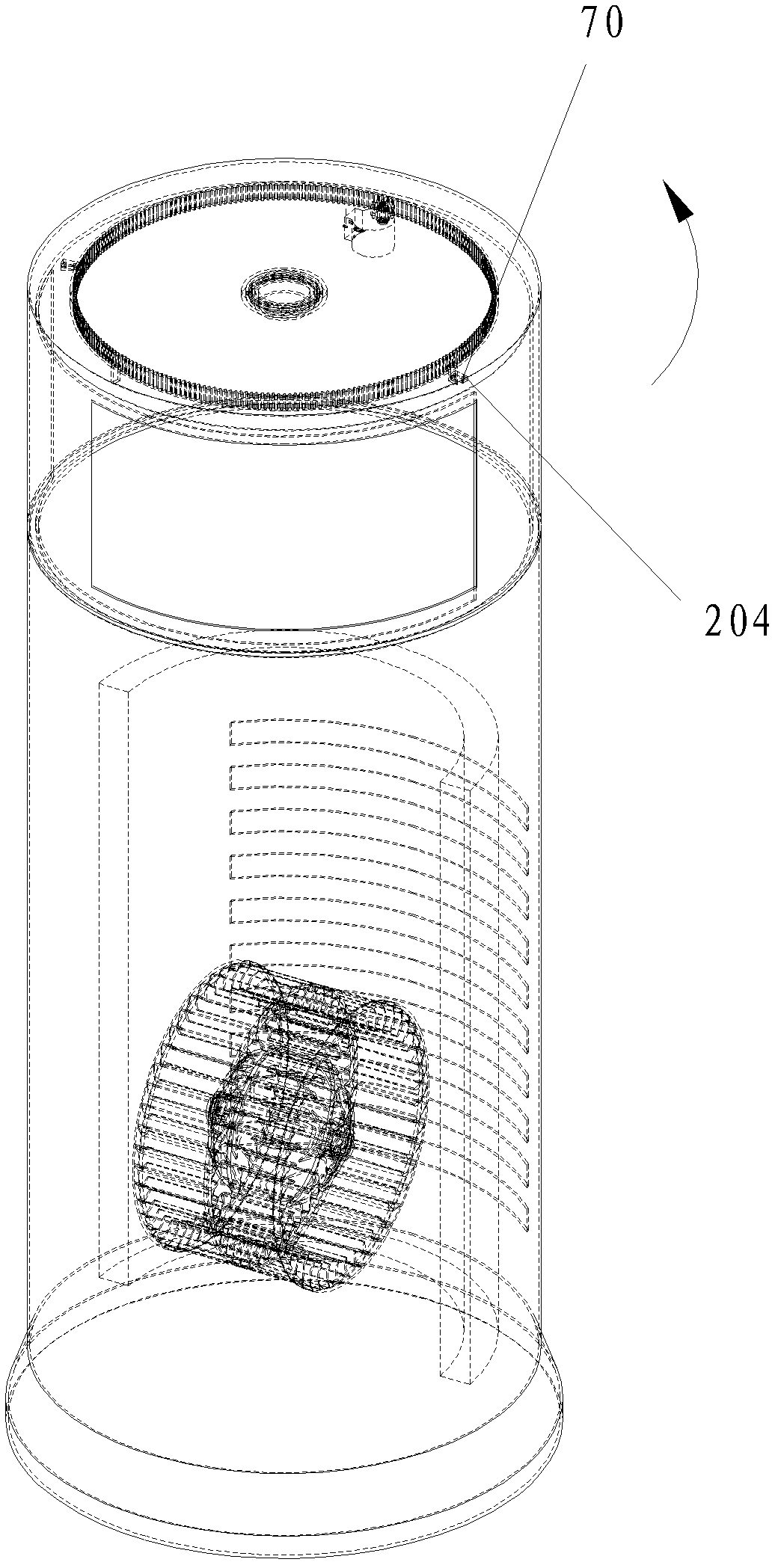 Split type floor type air conditioner