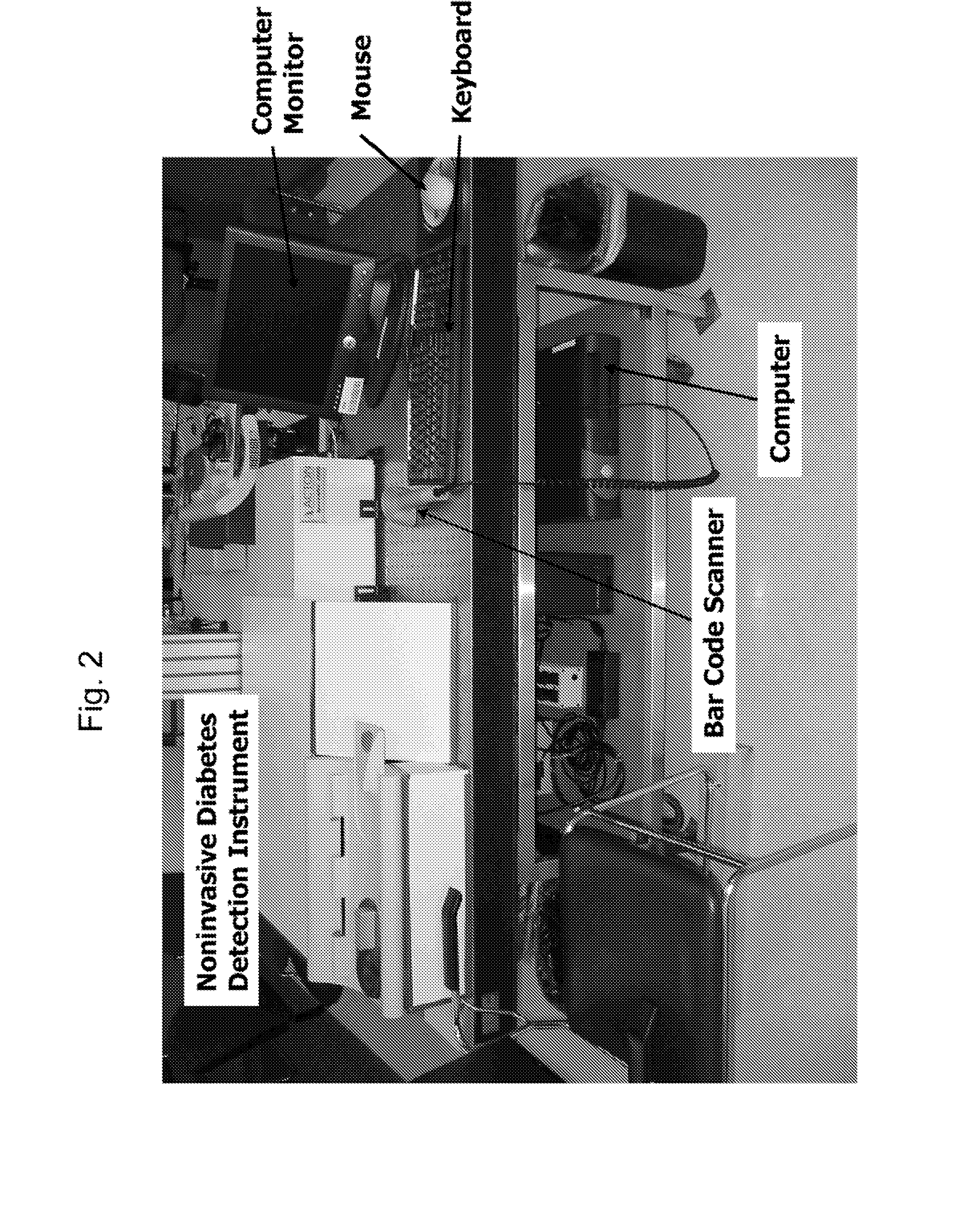 Determination of a Measure of a Glycation End-Product or Disease State Using a Flexible Probe to Determine Tissue Fluorescence of Various Sites