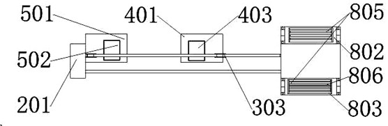 Automatic feeding machine suitable for flat cable machining and application method of automatic feeding machine