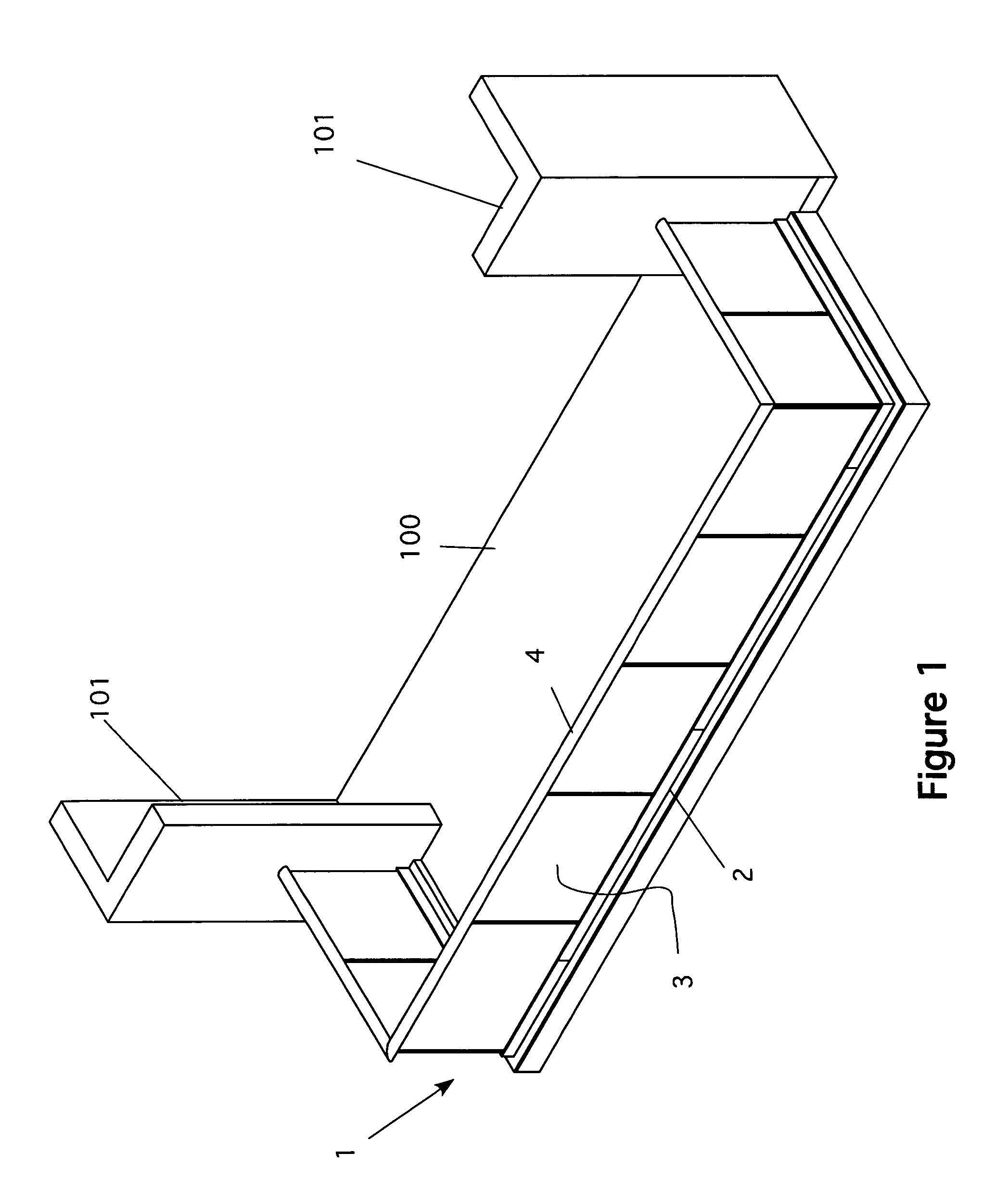 Stanchion base shoe support for railings