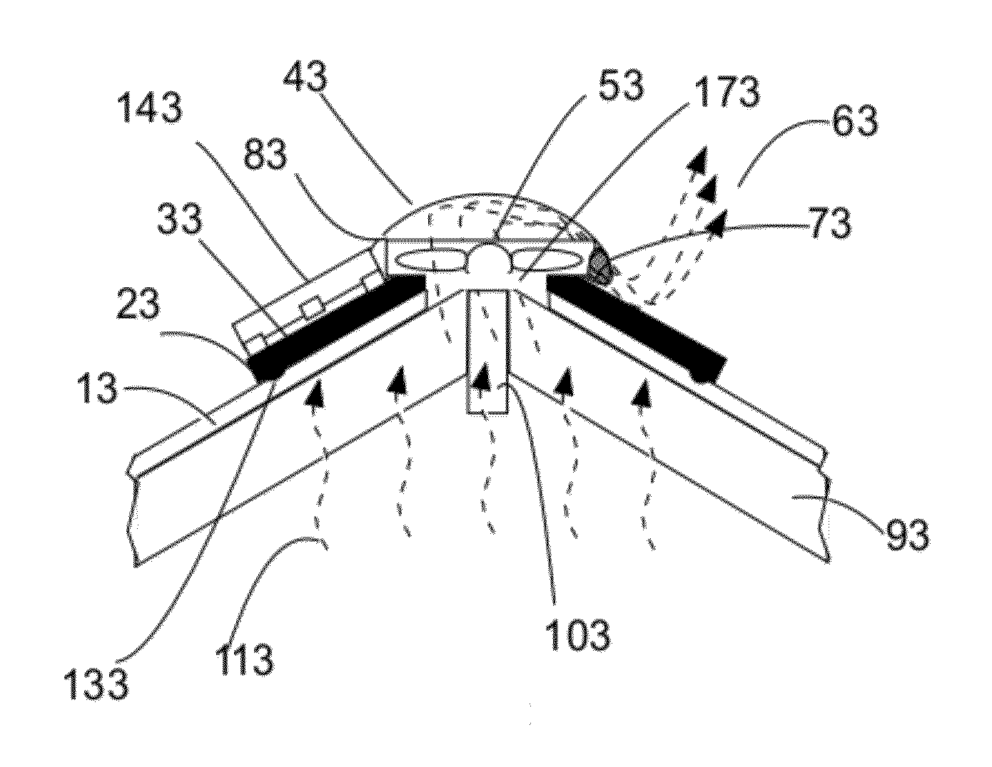 Solar Powered Active Roof Ridge Vent