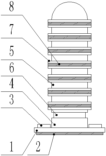 Auxiliary road barrier for municipal roads