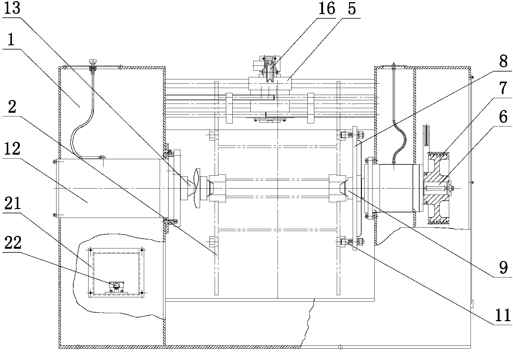 Bobbin-equipped wire take-up machine