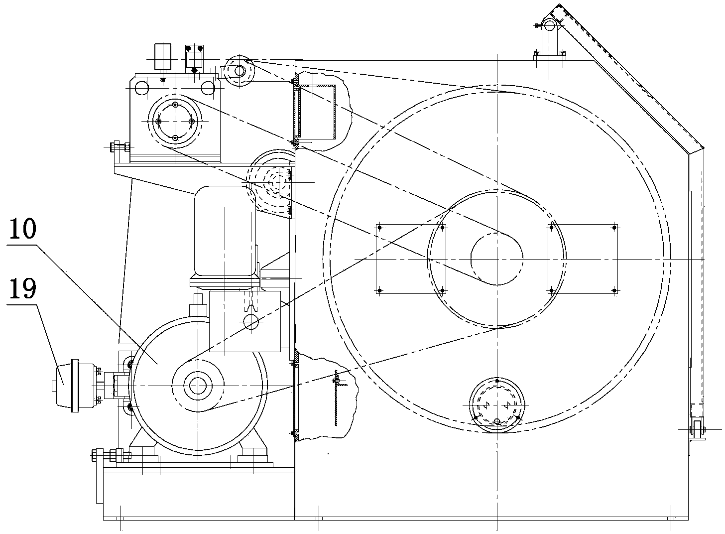 Bobbin-equipped wire take-up machine