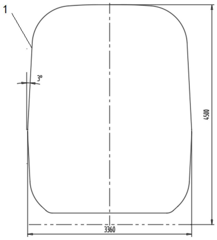 Aluminum alloy double-layer CRH train body structure and CRH train