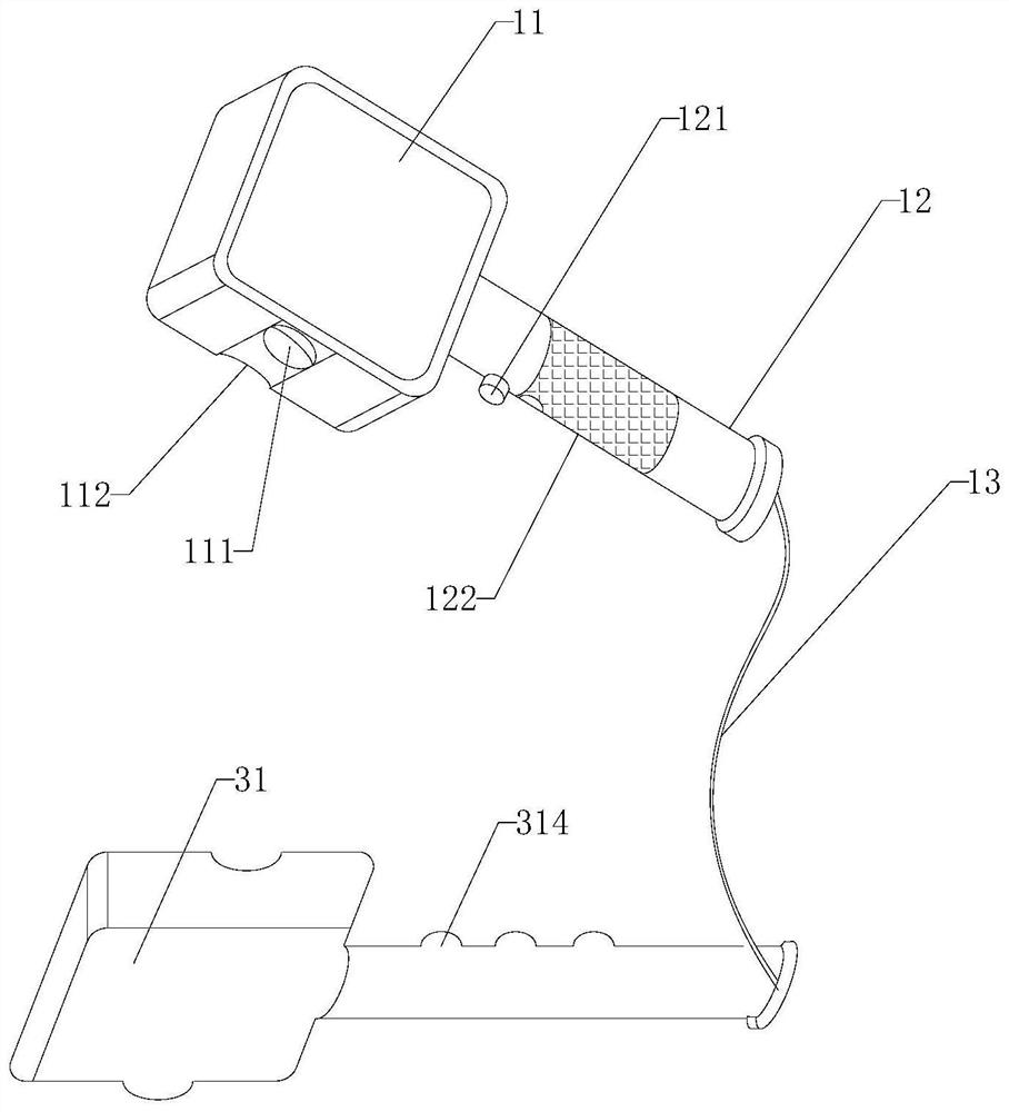 Portable code scanning equipment