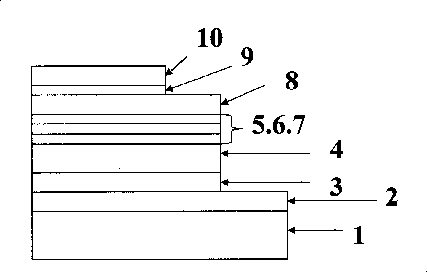 Thin-film solar cell of polymer with laminated structure