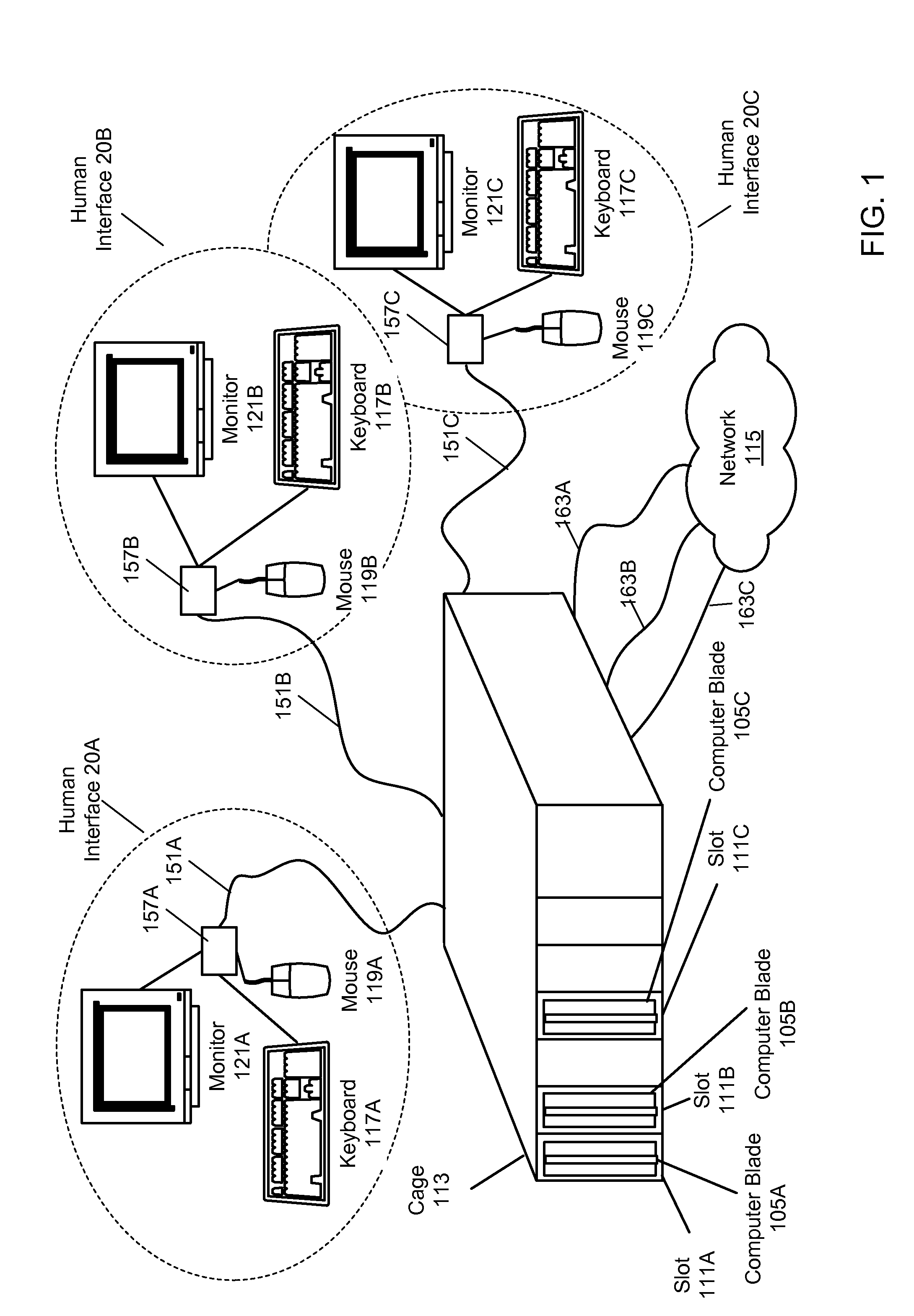 Associating Virtual Machines on a Server Computer with Particular Users on an Exclusive Basis