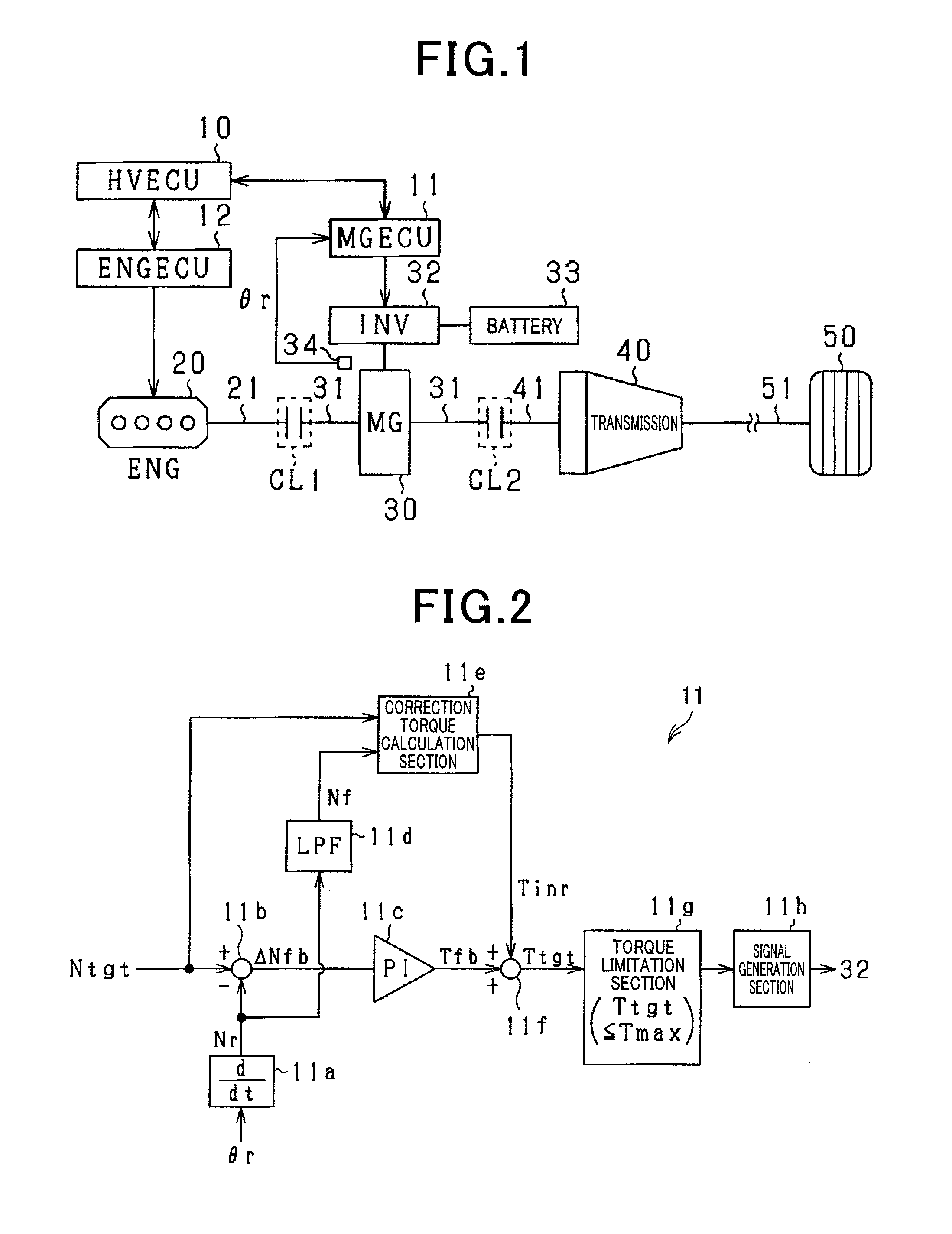 Control device for electric rotary machine