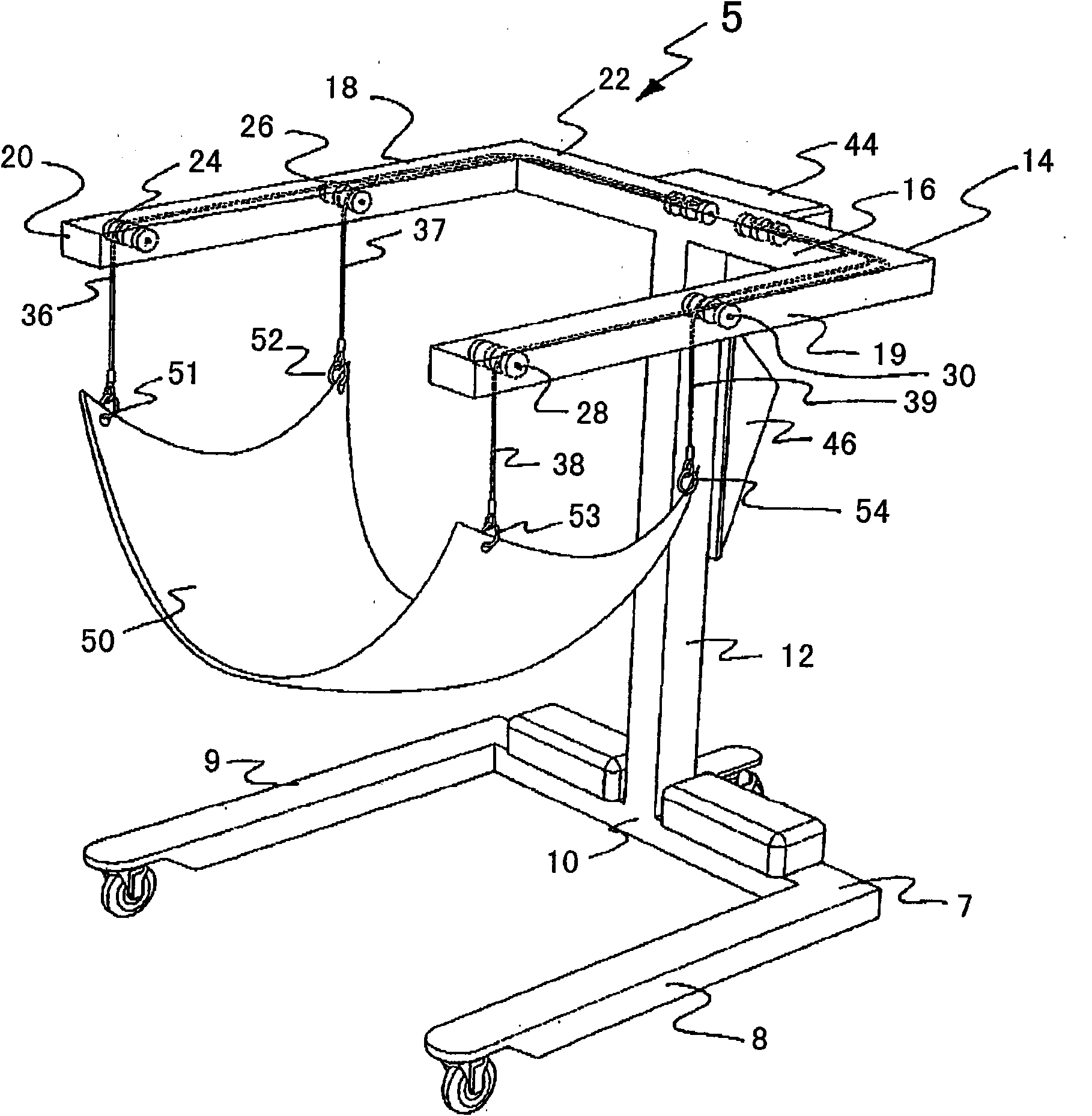 Improved patient lifting apparatus