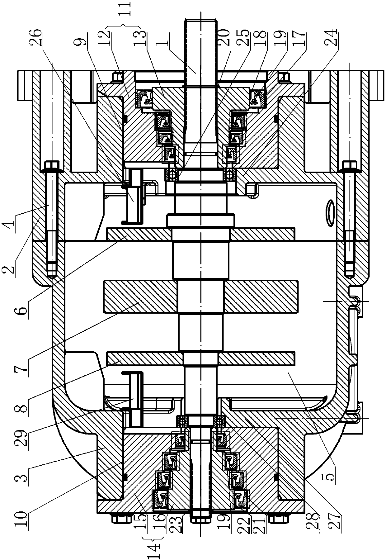 Oil seal durability test equipment