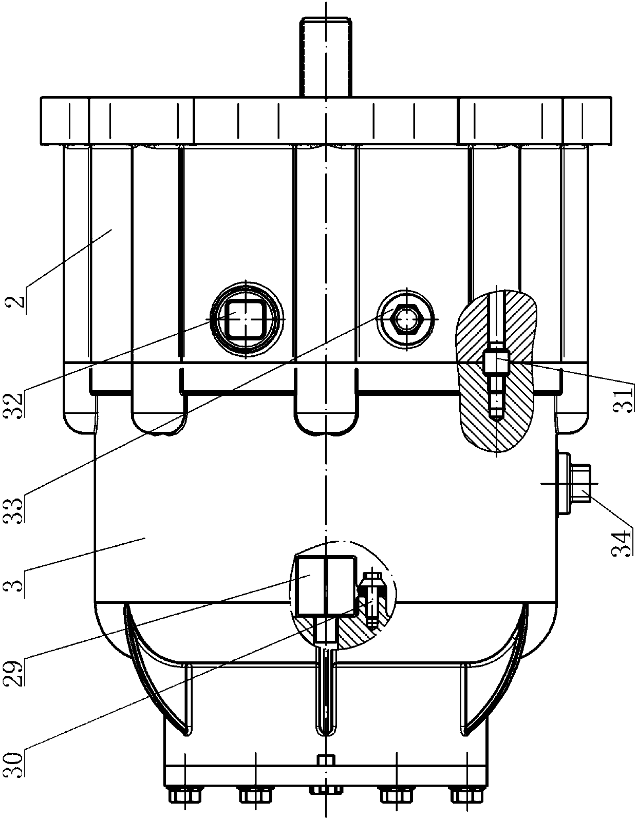 Oil seal durability test equipment