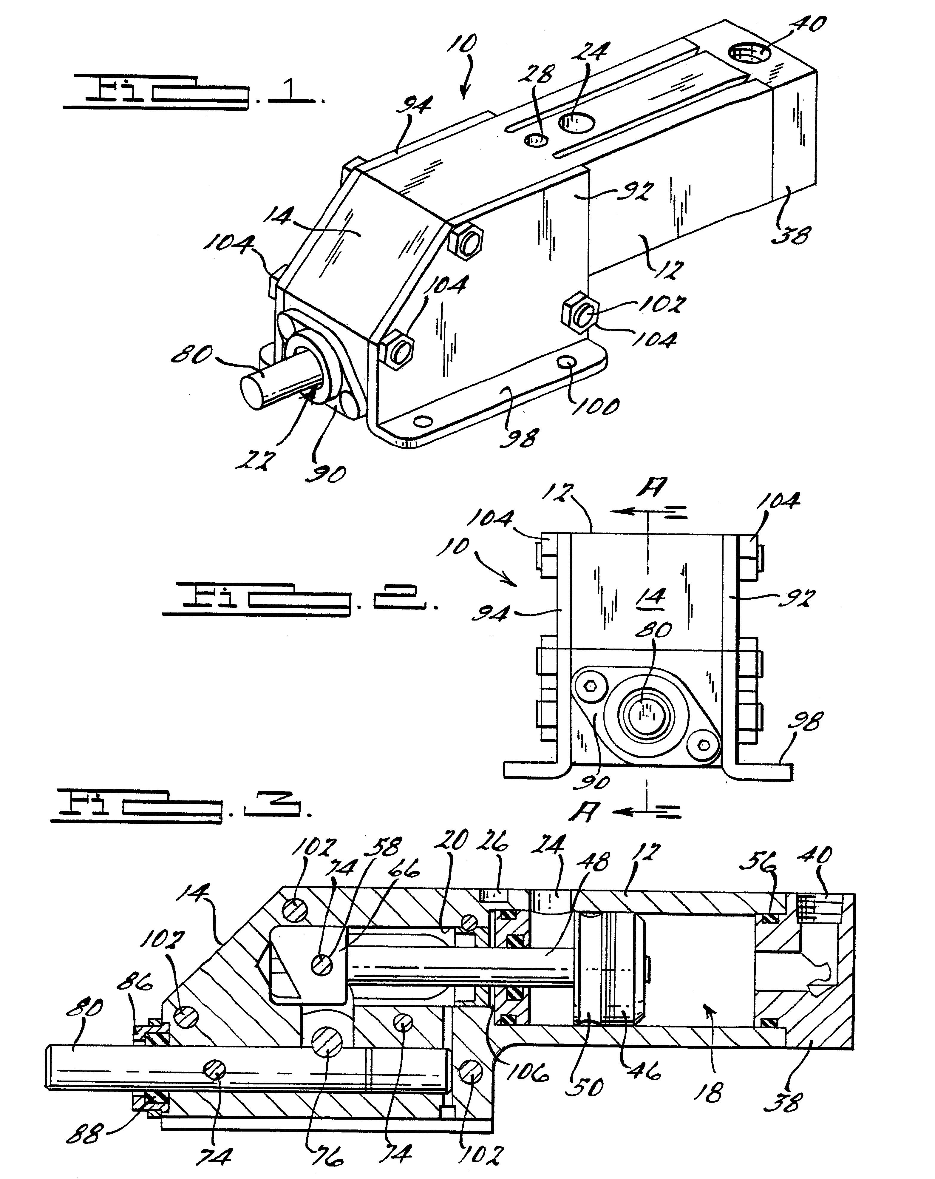 Enclosed power clamp