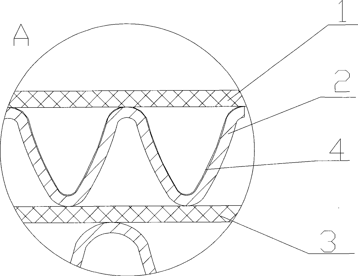 Anti-faking paper boards of corrugated coating and production thereof