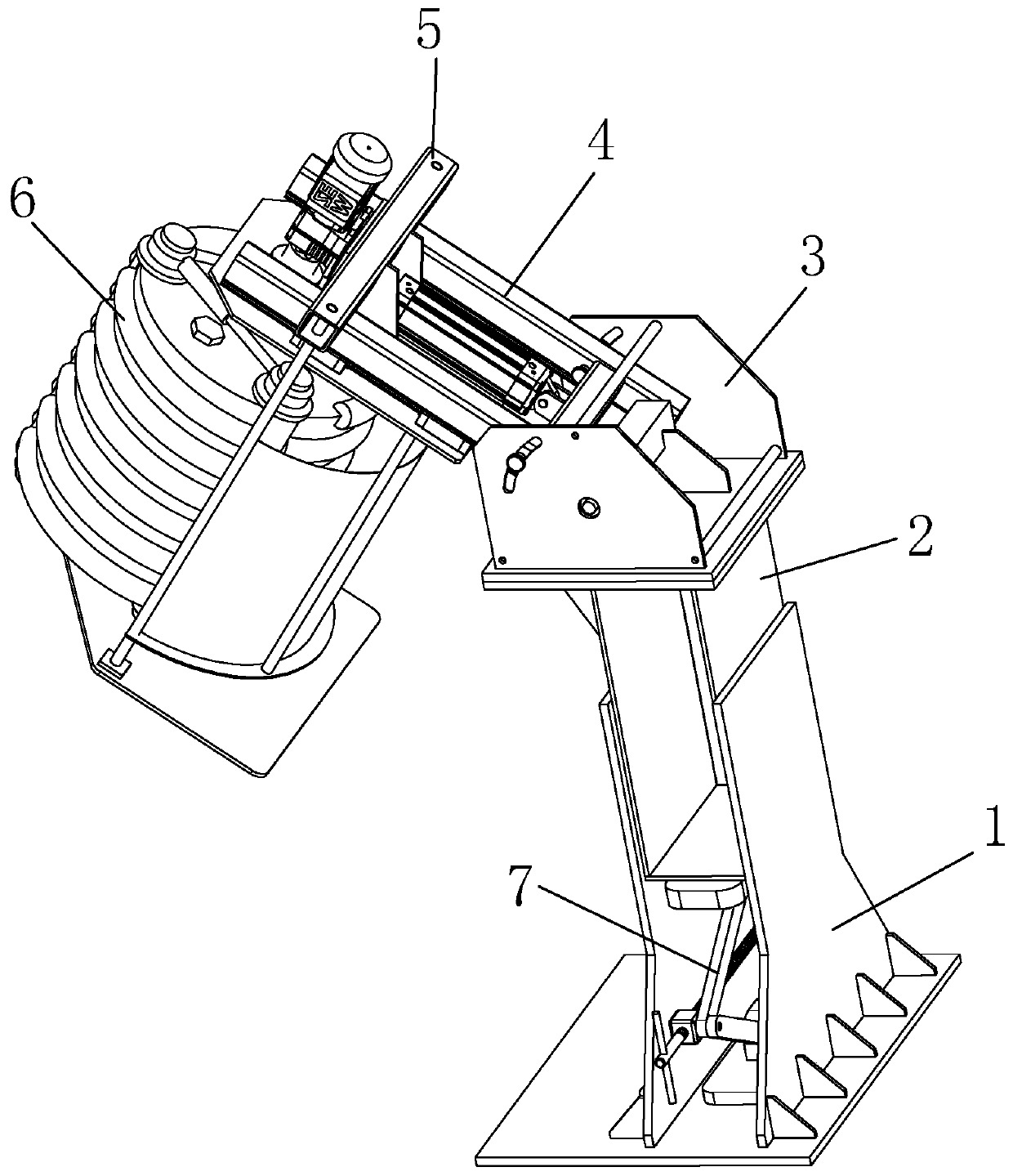 Bristle-reinforced automatic mold sweeper