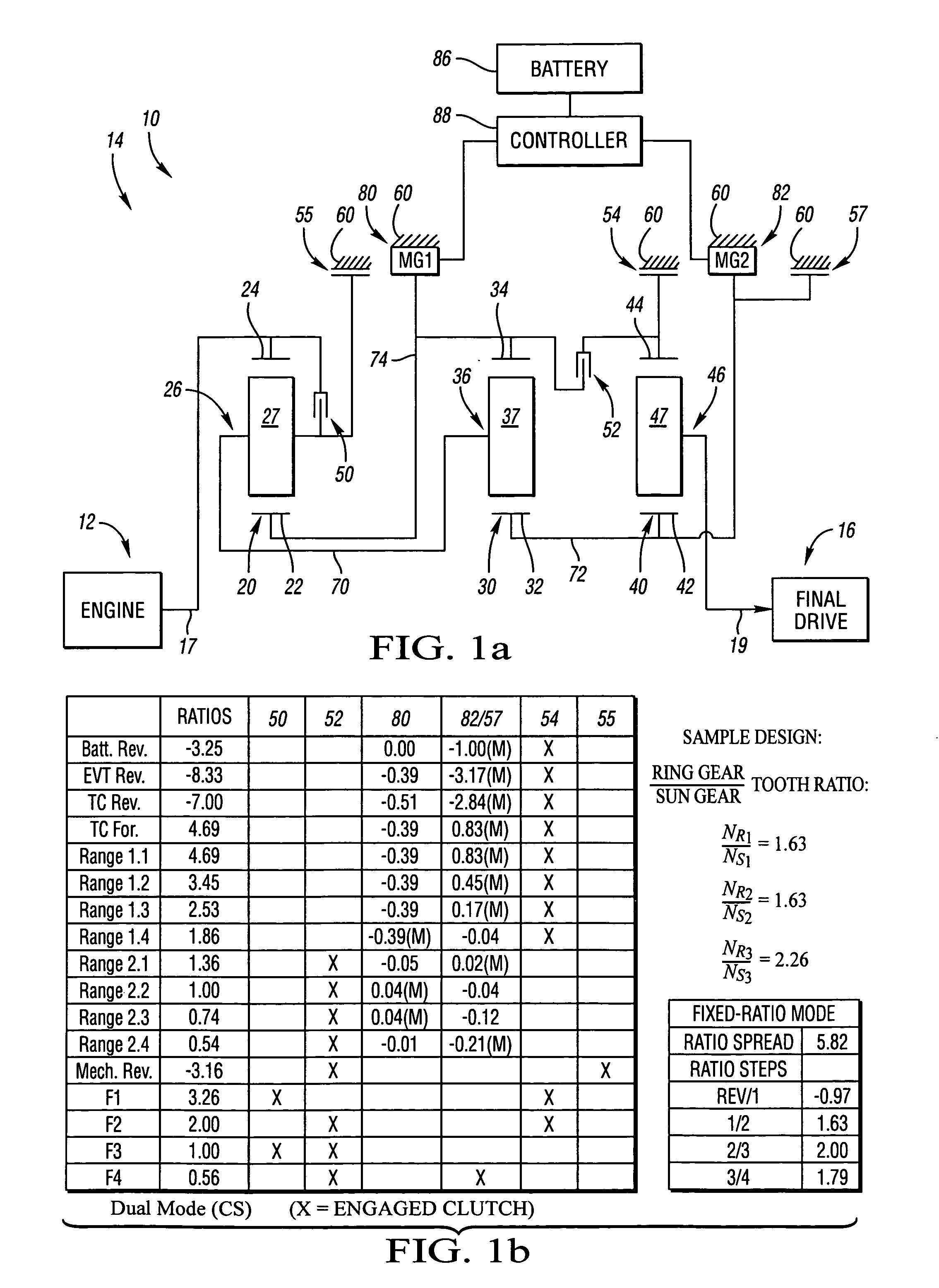 Three planetary electrically variable transmissions with mechanical reverse