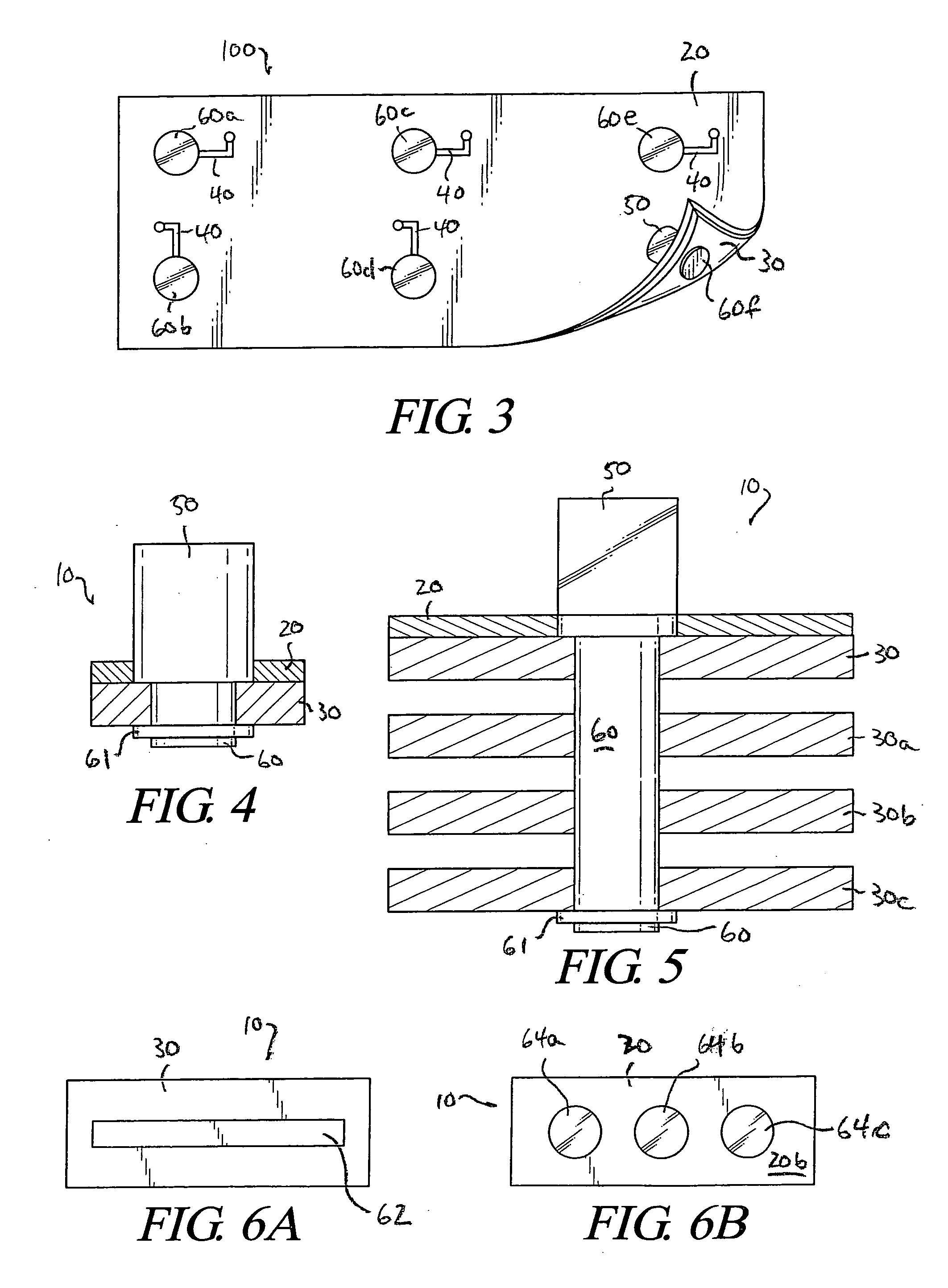 Heat spreaders with vias