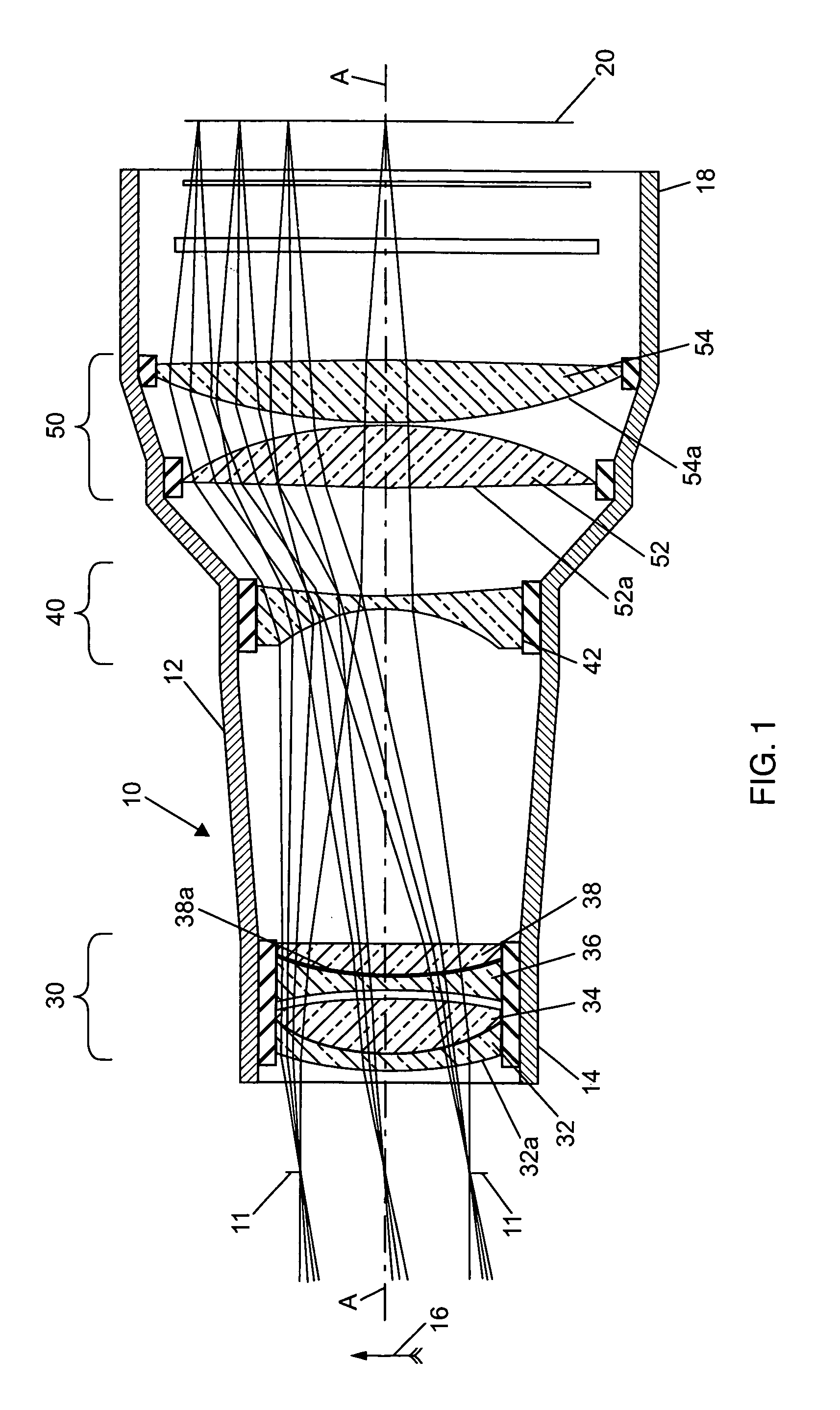 Wideband apochromatic lens system