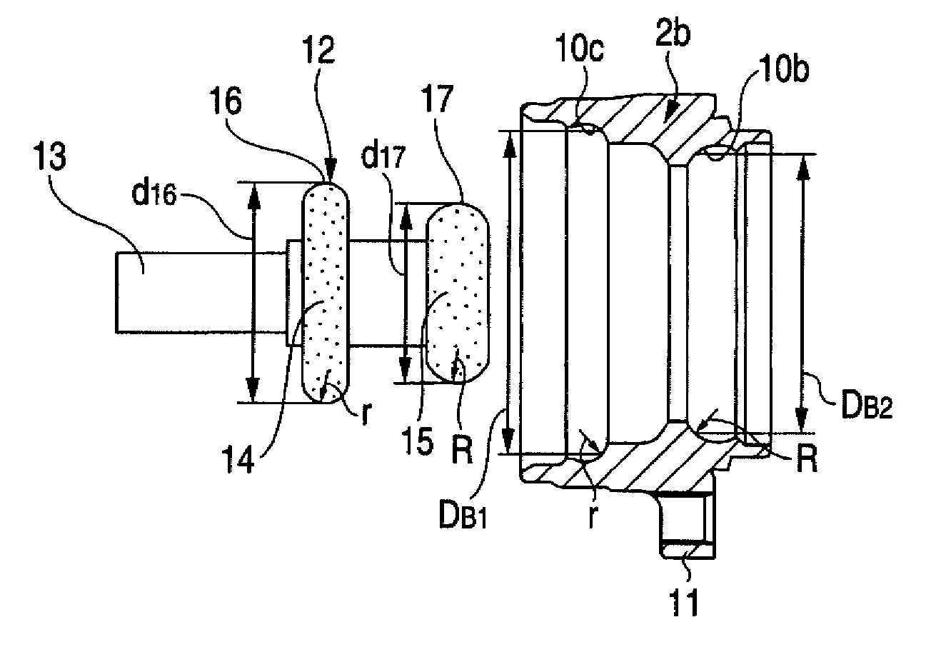 Manufacturing method of an outer ring for a bearing unit