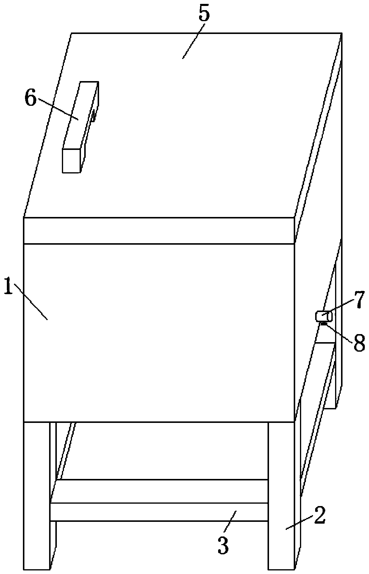 Neonatology department feeding-bottle disinfection device