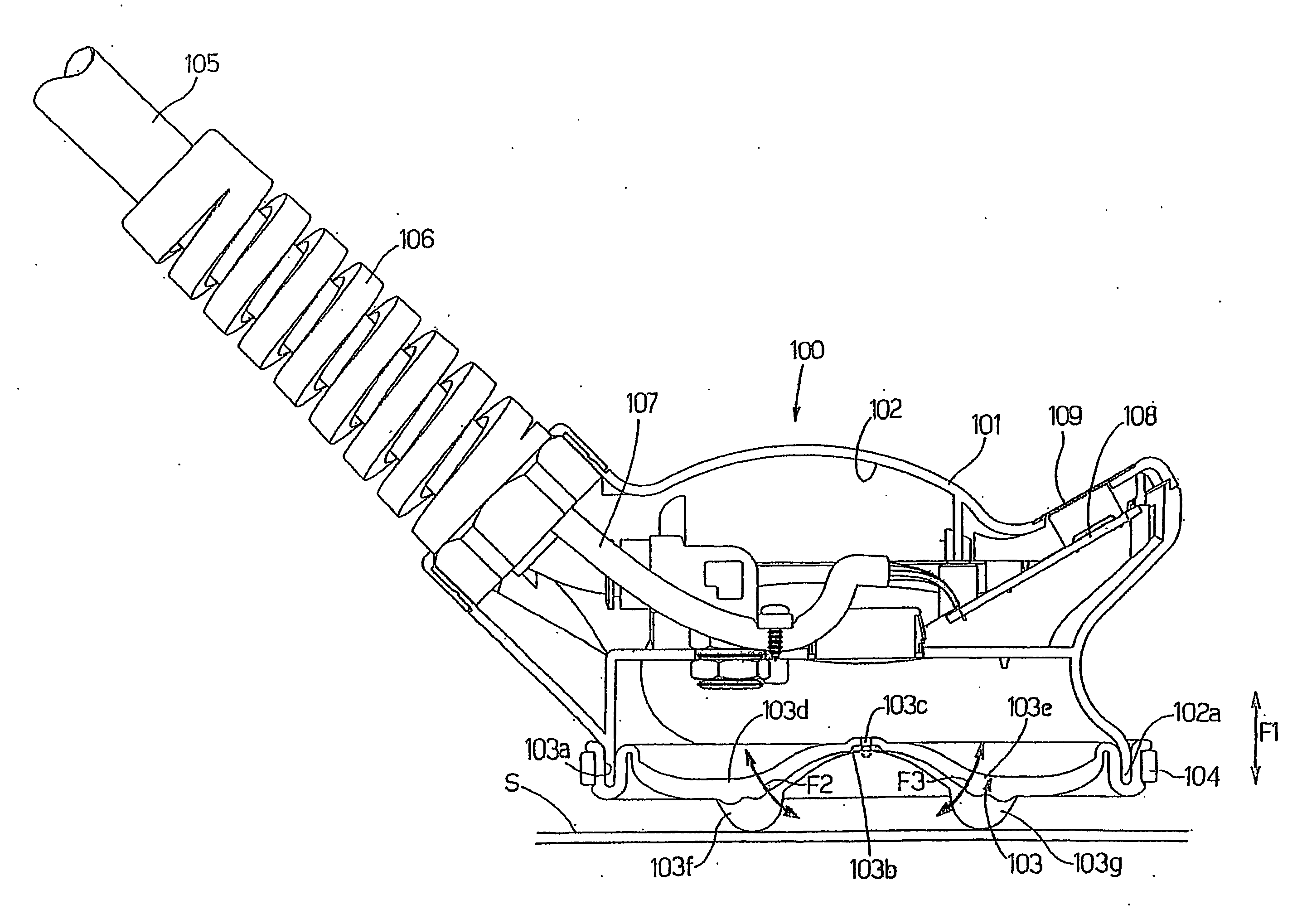 Skin massage device