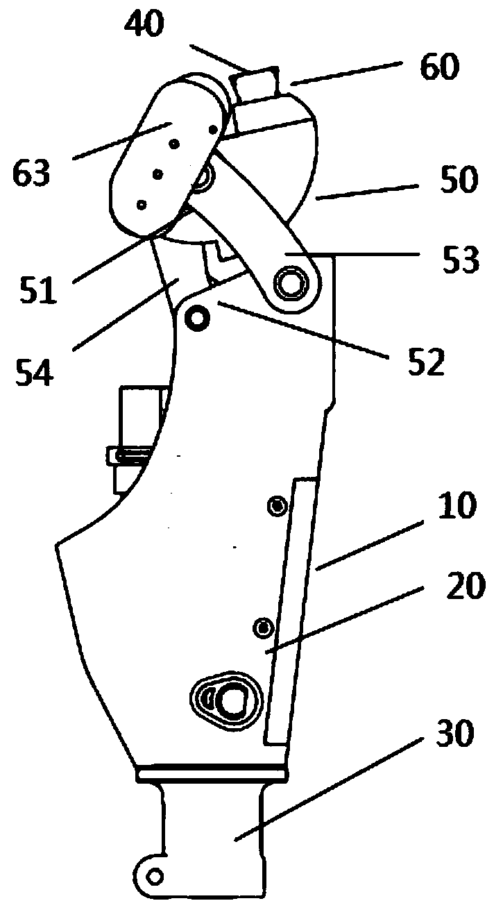 A hydraulic four-link prosthetic knee joint with active and passive hybrid control