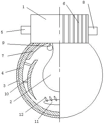 High-light-condensation heat-dissipation lamp