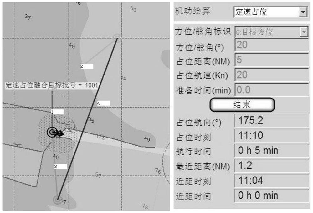 A Calculation Method of Navigation Movement Plotting Based on Electronic Chart