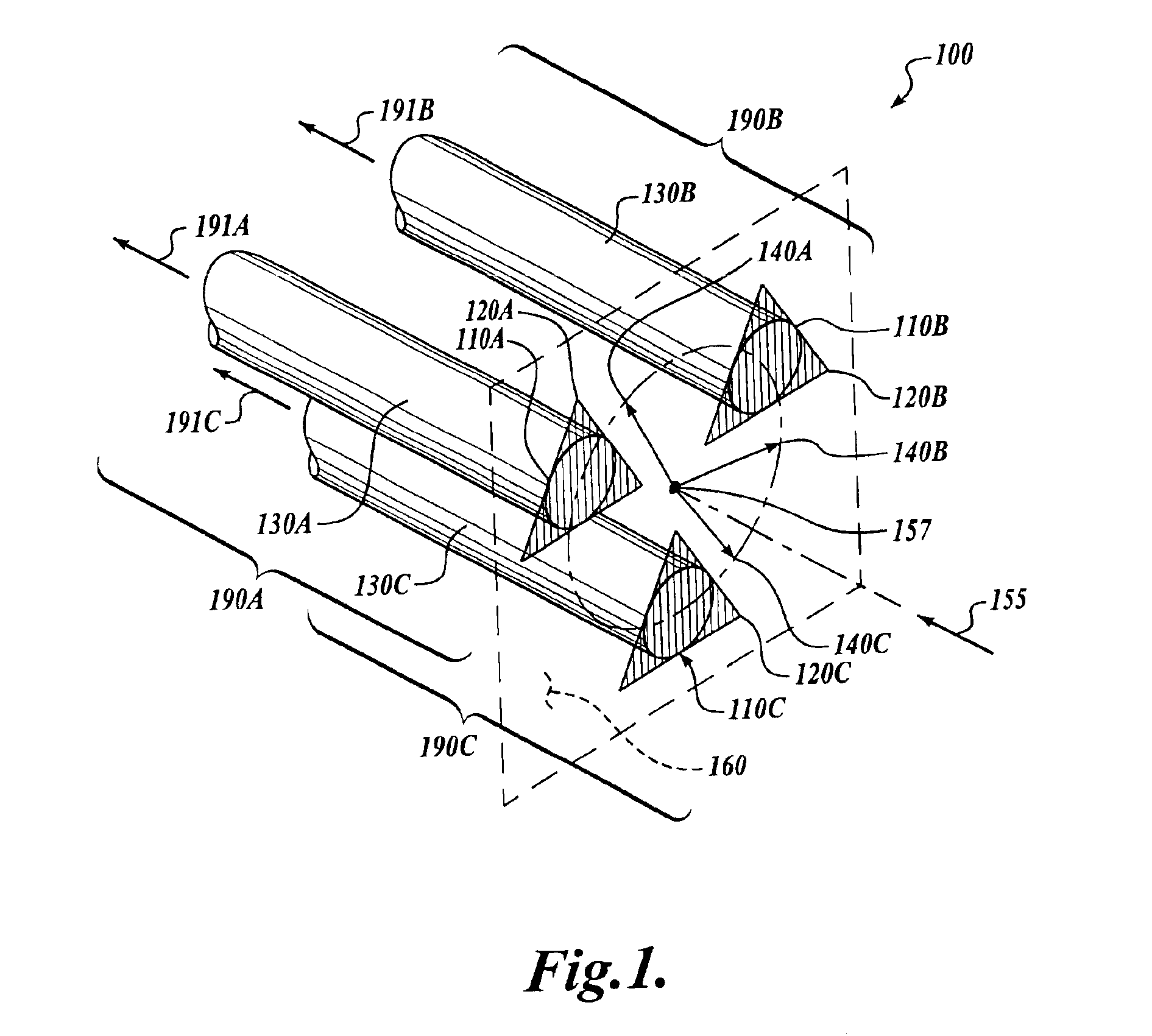 High accuracy miniature grating encoder readhead using fiber optic receiver channels