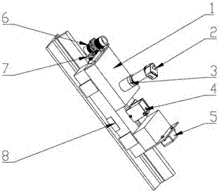 Multi-parameter detection system and method of T-shaped elevator guide rail