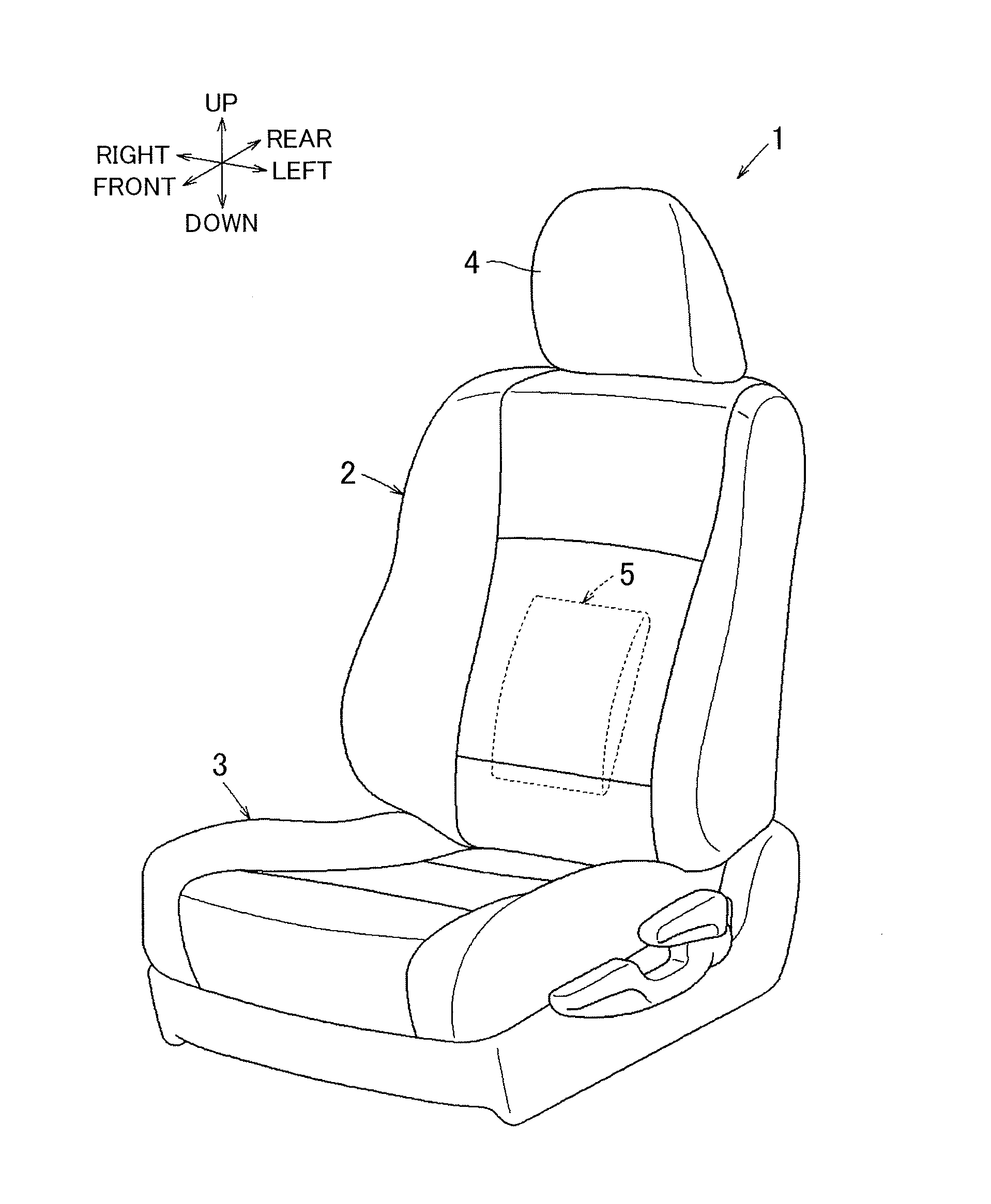 Support device for vehicle seat