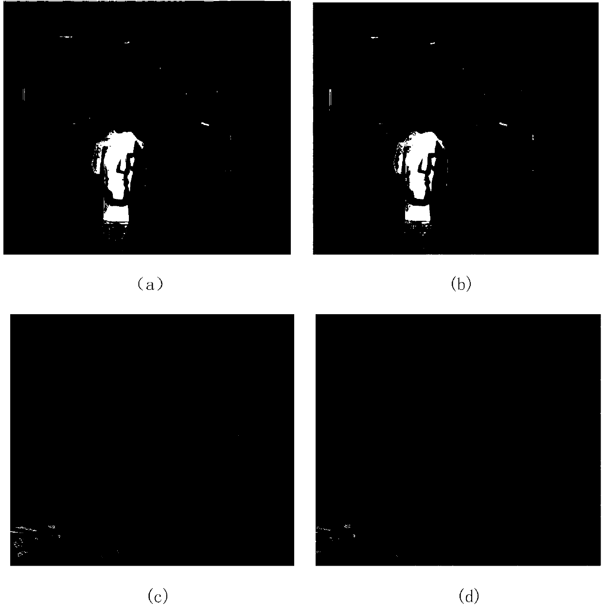 Parallax image correcting method based on image segmentation and credibility