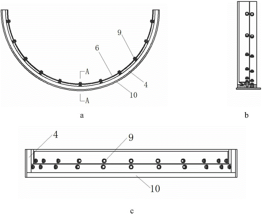 Sealing device for anode groove and cathode roller of crude foil engine