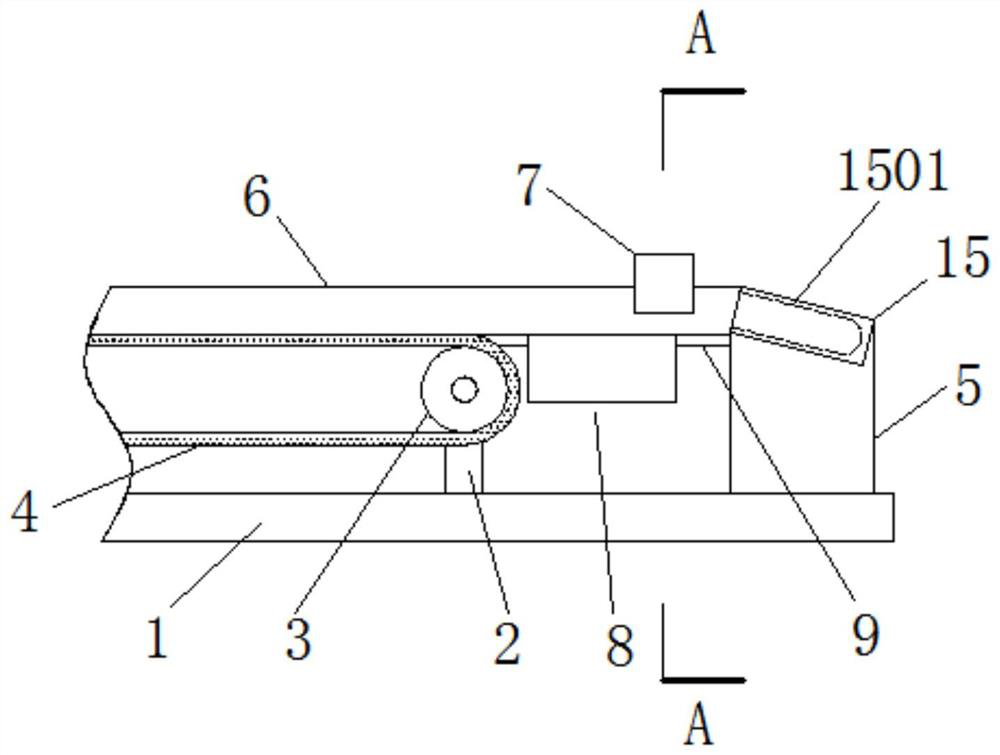 A furniture lamp detection device with intelligent detection mark