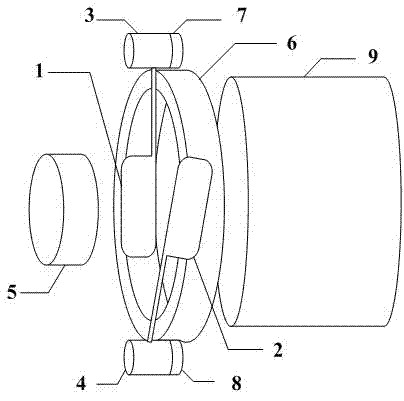 Thermal infrared imager and correcting device and method thereof