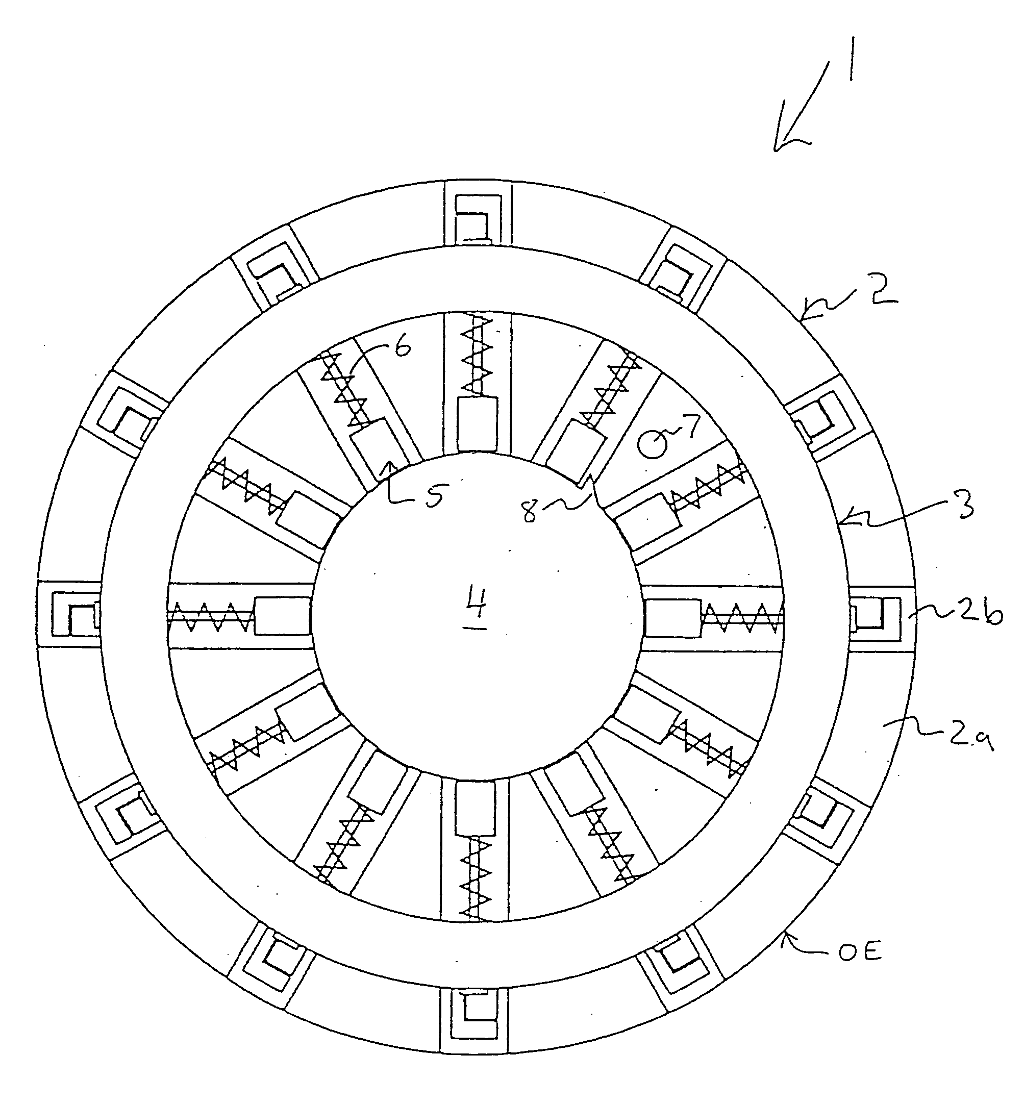 Cartridge with lancets and testing device using the cartridge