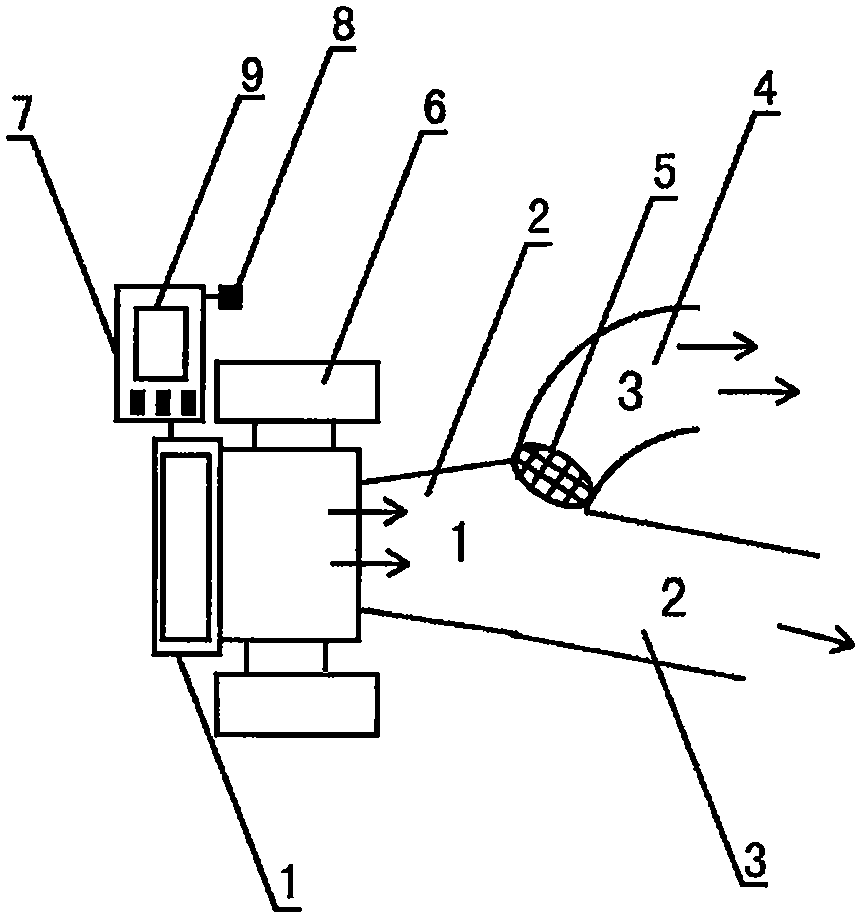 Double-outlet-channel saw dust machine dust screening device