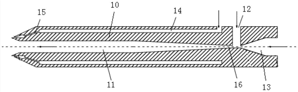 Gas phase polymerization system and its nozzle device