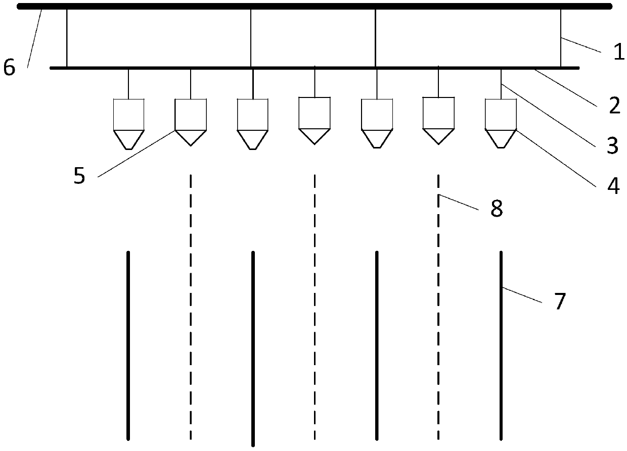 Spraying system of wet-type electric dust remover